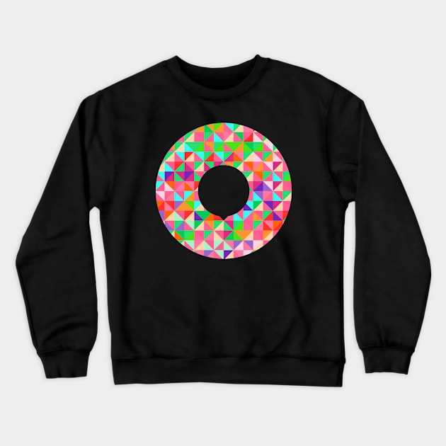 Geometric Circle Crewneck Sweatshirt by machmigo